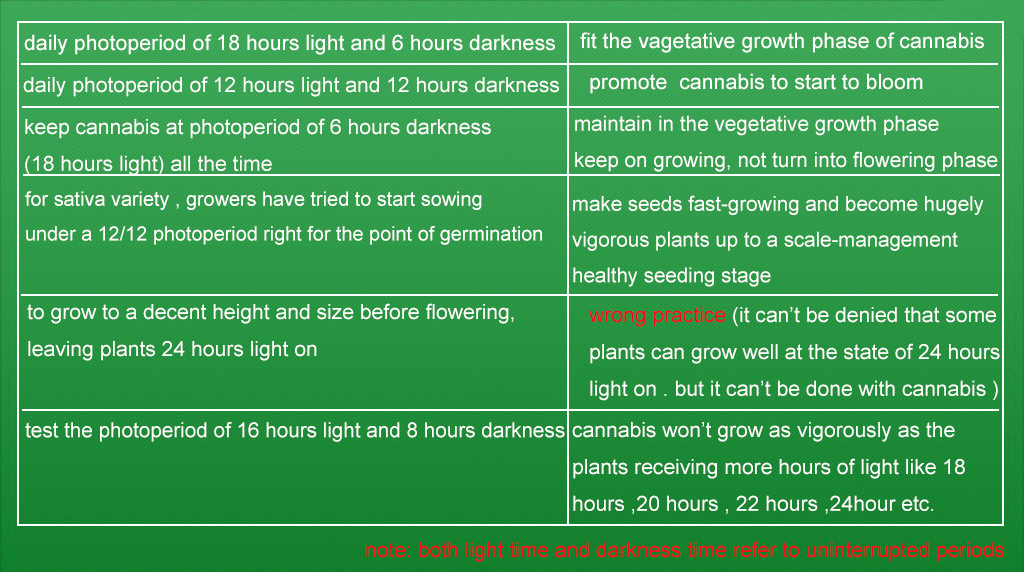 cannabis growing study under artificial light