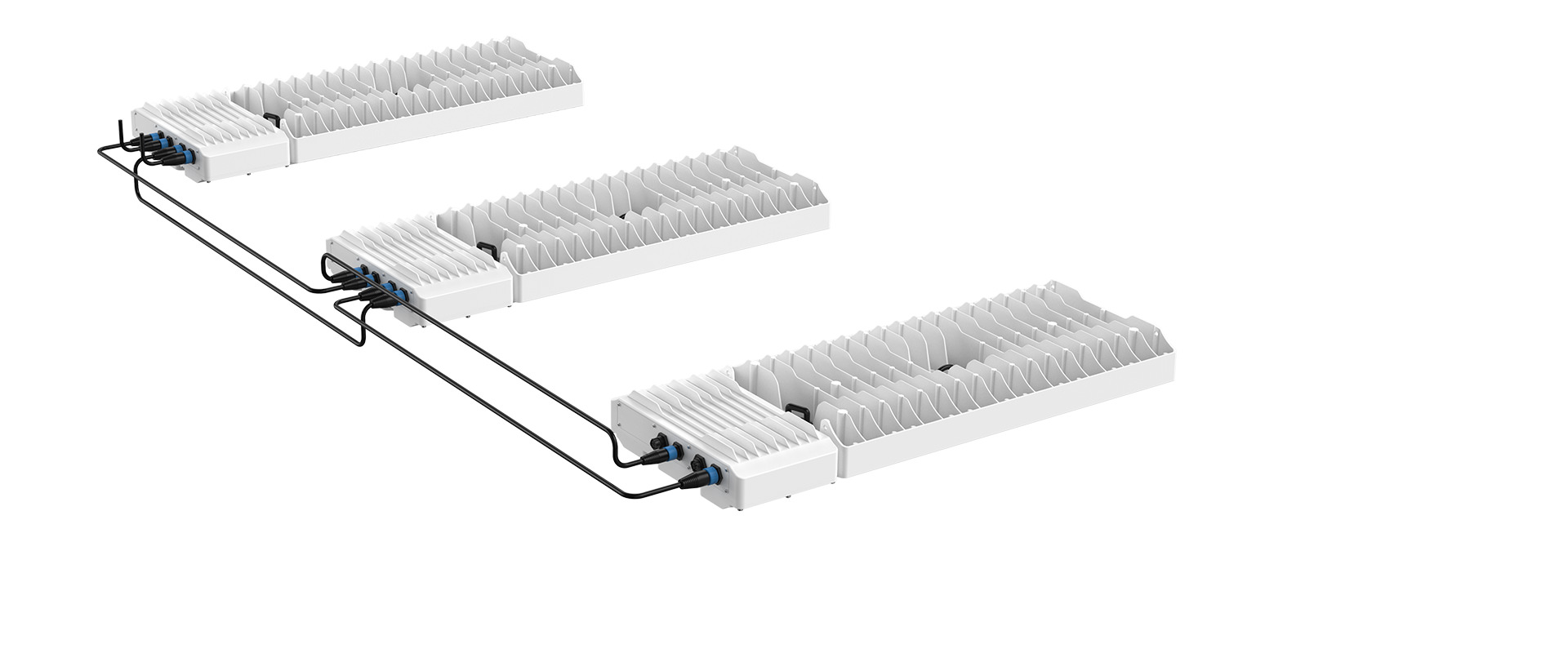 HL37 LED grow light Daisy chained solution